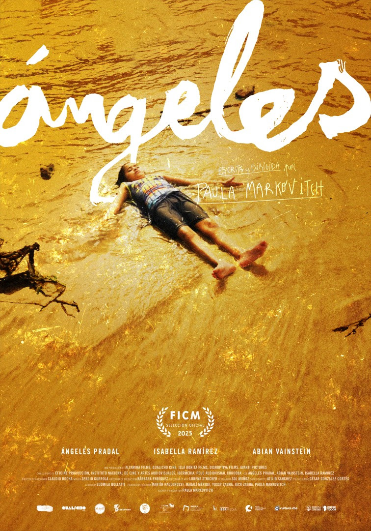 Afiche de Ángeles, escrita y dirigida por Paula Markovitch